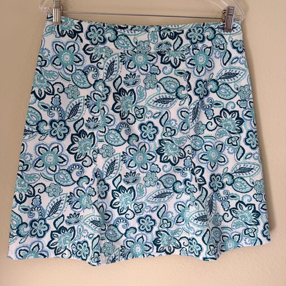 RipSkirt Floral Hawaii Wrap Skirt Medium- Lenght 2 Seaglass Florals Paisley - Picture 11 of 15